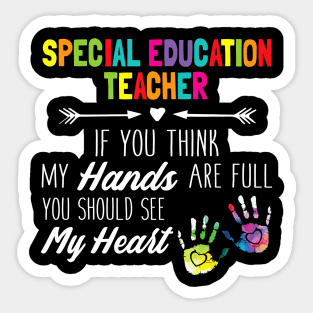 Special Education Teacher SPED Squad Special Ed T-Shirt Sticker